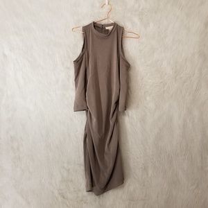 Nicole Miller Artelier Army Green Dress